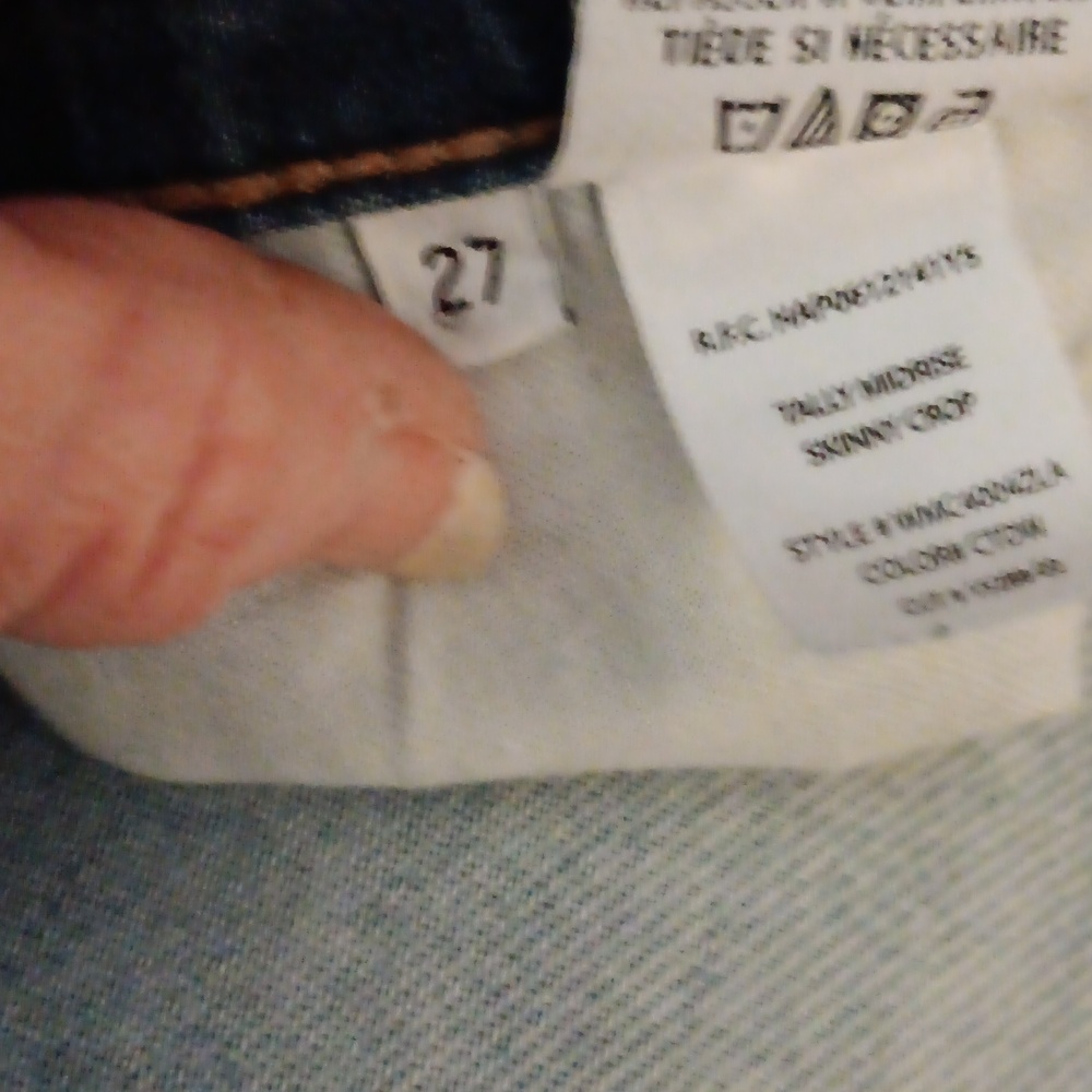 Hudson Tally Midrise Skinny Crop Jeans Size 27 - Picture 10 of 10
